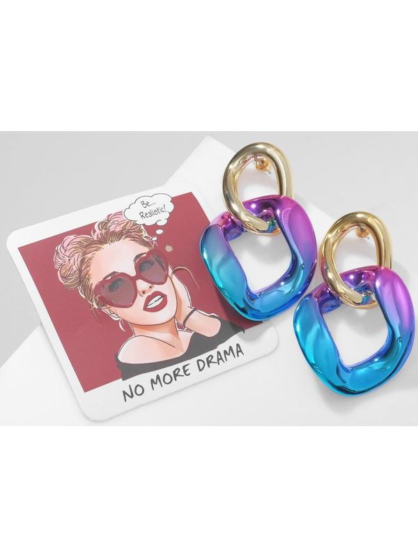 Серьги металл 