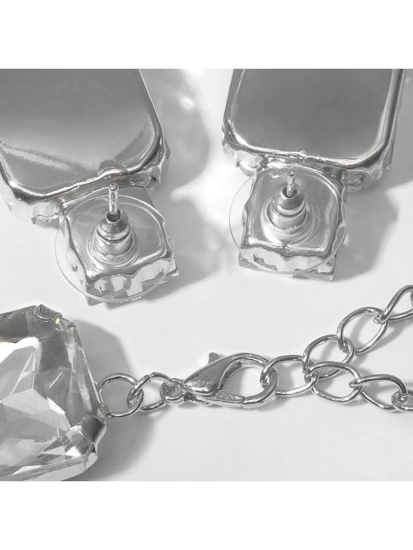 Набор 2 предмета: серьги, колье 