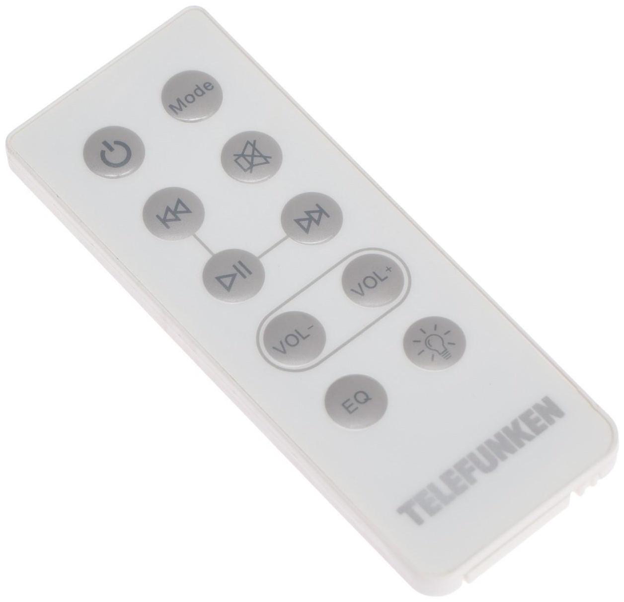 Портативная караоке система Telefunken TF-PS1276B, 35 Вт, FM, AUX, USB, BT, 1200 мАч, чёрная