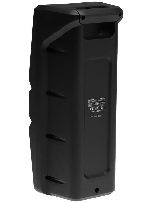 Портативная караоке система Telefunken TF-PS1276B, 35 Вт, FM, AUX, USB, BT, 1200 мАч, чёрная