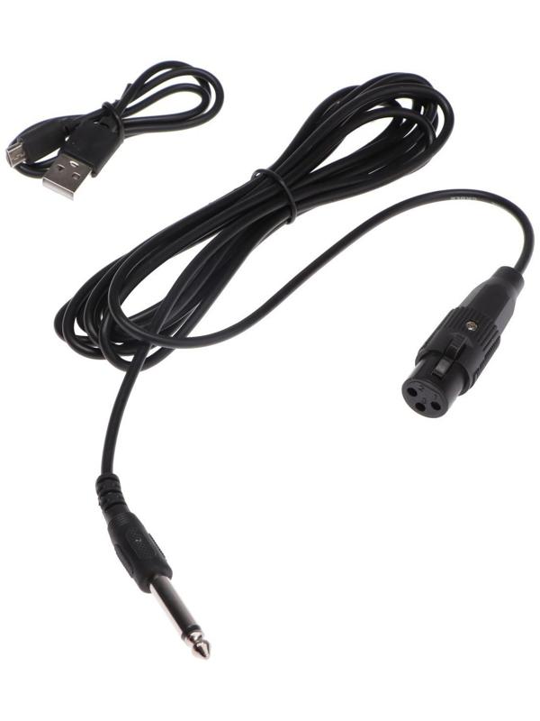 Портативная караоке система Telefunken TF-PS1276B, 35 Вт, FM, AUX, USB, BT, 1200 мАч, чёрная