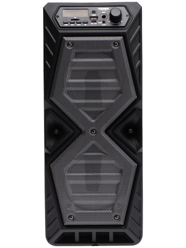 Портативная караоке система Telefunken TF-PS1276B, 35 Вт, FM, AUX, USB, BT, 1200 мАч, чёрная