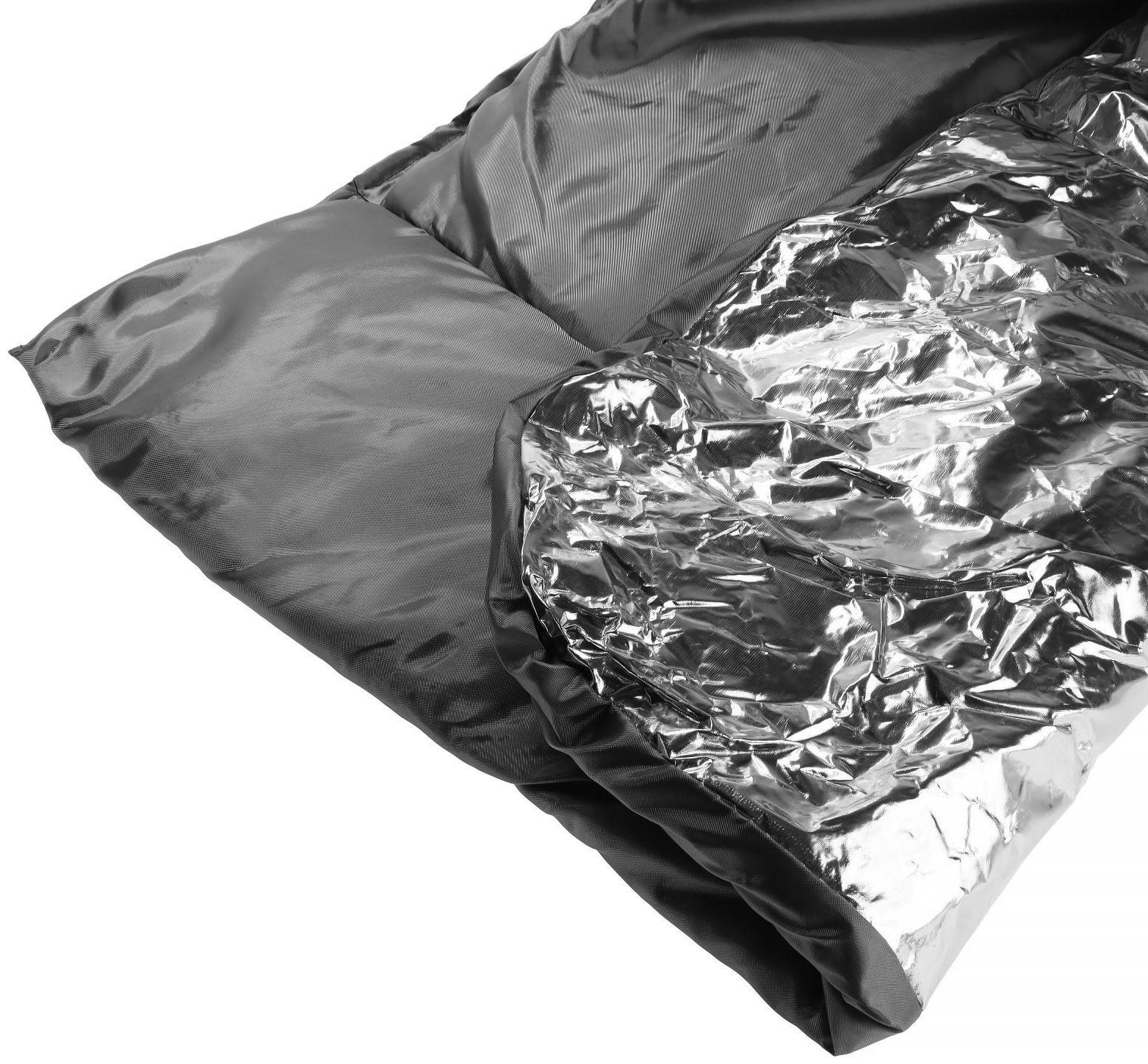 Автоодеяло для двигателя Cartage, 140 х 90 см, фольгированное, чёрное