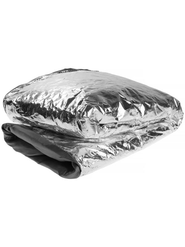 Автоодеяло для двигателя Cartage, 140 х 90 см, фольгированное, чёрное
