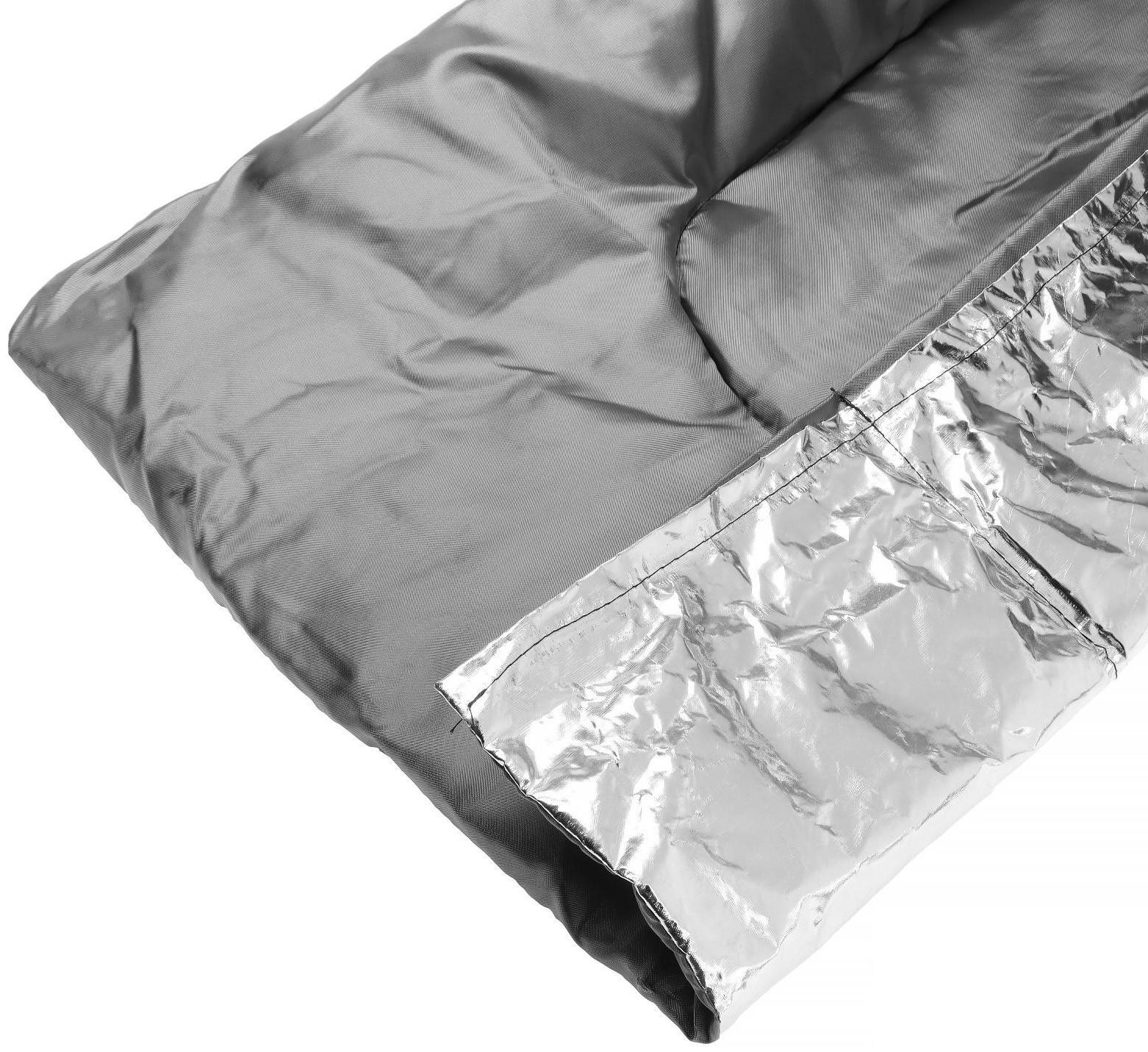 Автоодеяло для двигателя Cartage, 140 х 60 см, фольгированное, чёрное