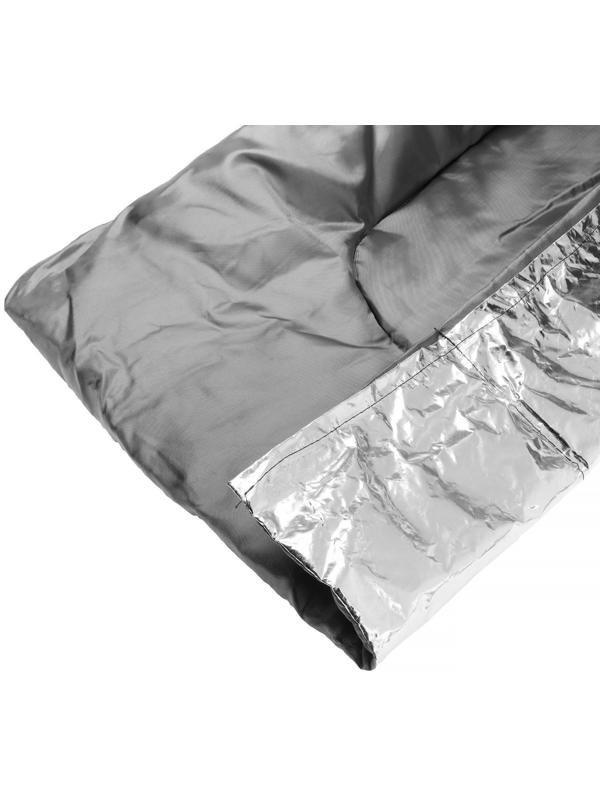 Автоодеяло для двигателя Cartage, 140 х 60 см, фольгированное, чёрное