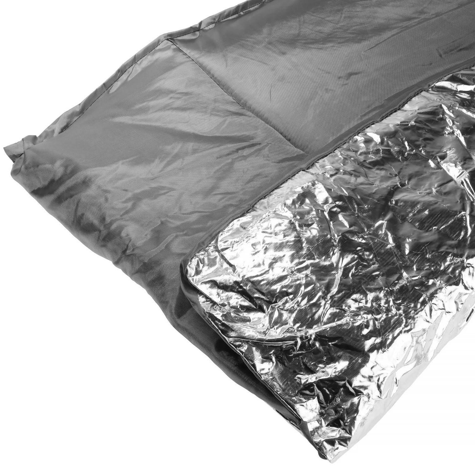 Автоодеяло для двигателя Cartage, 160 х 90 см, фольгированное, чёрное