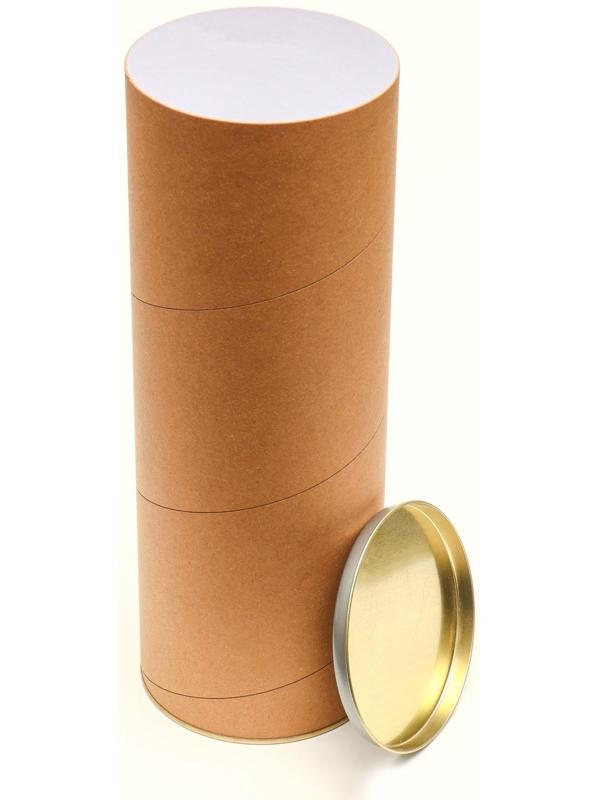 Тубус под бутылку, картон 120 х 340 мм (320 мм внутр. высота)