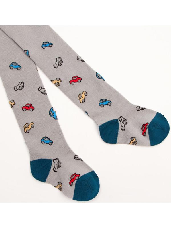 Колготки детские, цвет серый, рост 104-110