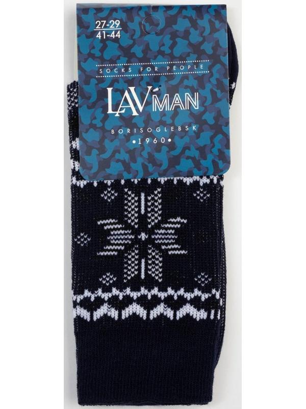 Носки мужские, цвет синий, размер 27-29