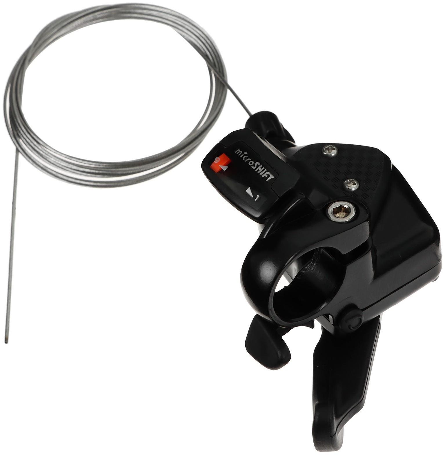 Шифтер Microshift, TS71-9R, правый 9ск, с тросом 2050мм
