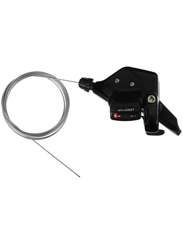 Шифтер Microshift, TS71-9R, правый 9ск, с тросом 2050мм
