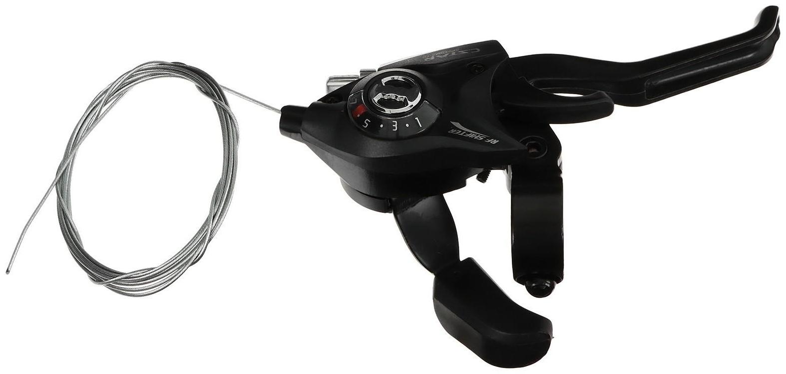 Шифтер с тормозной ручкой C.STAR TS60-7S, правый 7ск, с тросом 2050мм