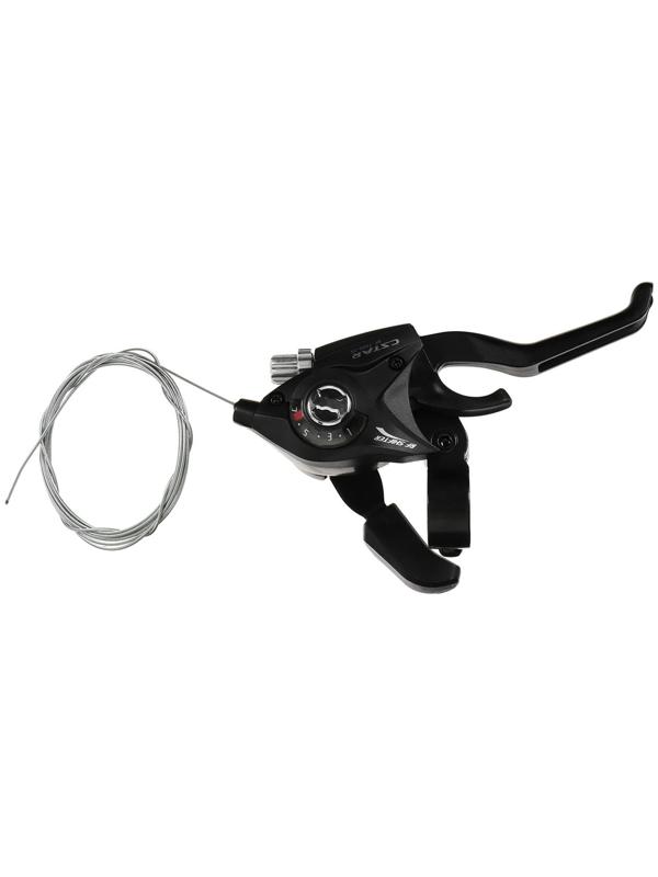 Шифтер с тормозной ручкой C.STAR TS60-7S, правый 7ск, с тросом 2050мм