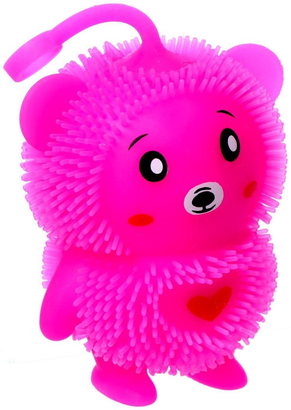 Мялка «Мишка» с пастой, цвета МИКС