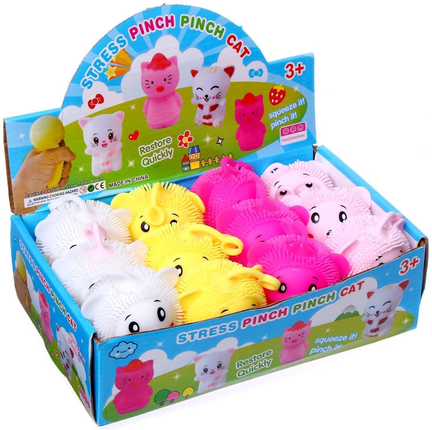 Мялка «Мишка» с пастой, цвета МИКС