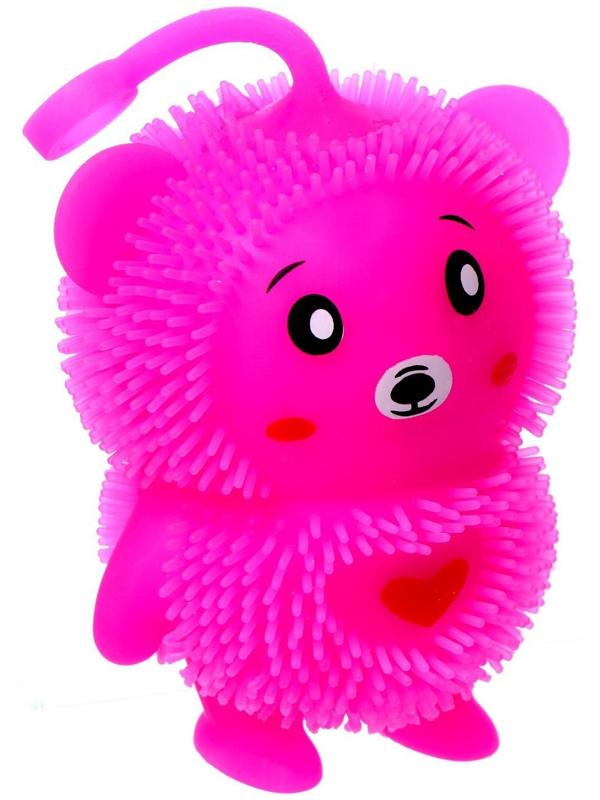 Мялка «Мишка» с пастой, цвета МИКС