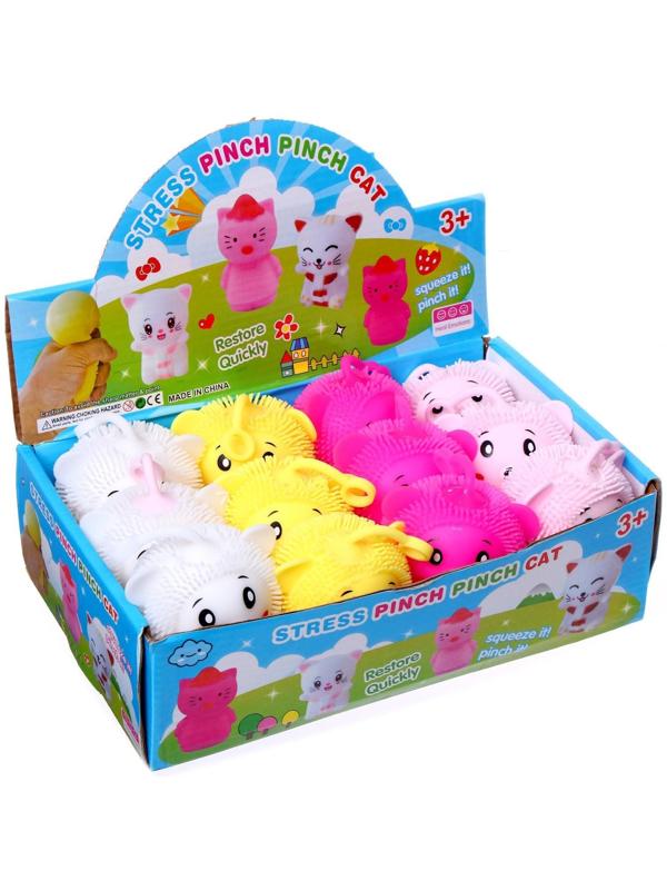 Мялка «Мишка» с пастой, цвета МИКС