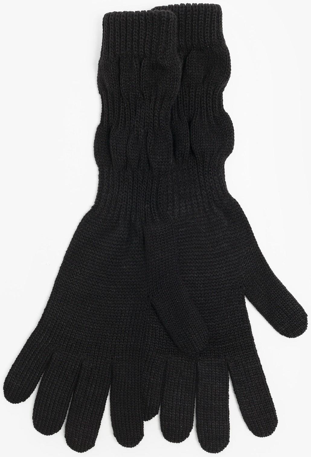 Перчатки женские, цвет чёрный, размер 18