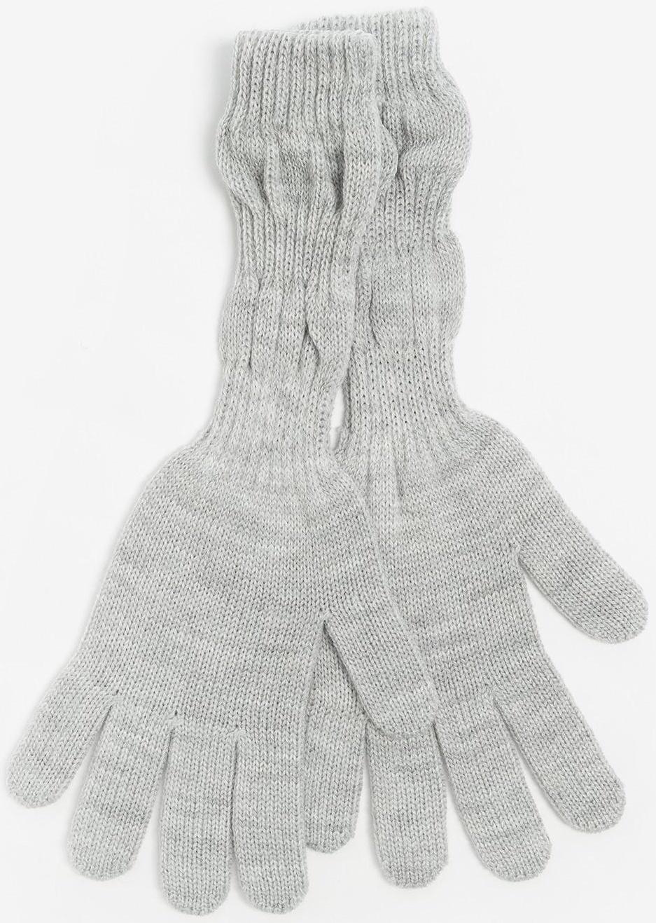 Перчатки женские, цвет светло-серый, размер 18