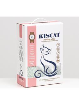 Наполнитель полигелевый Kiscat Premium White, 7 л