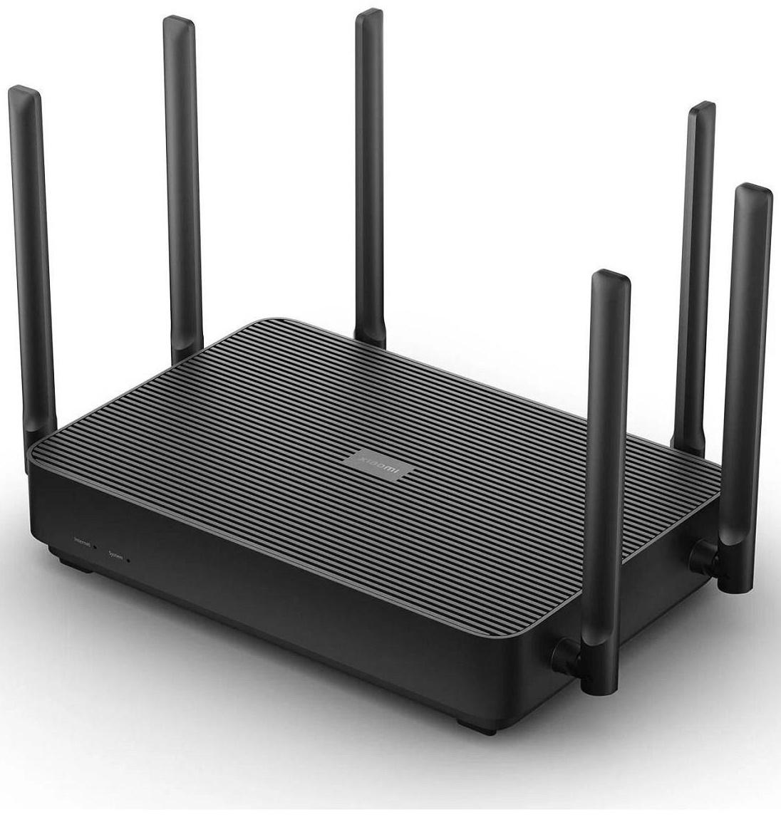 Маршрутизатор беспроводной Xiaomi Router AX3200 RB01, 10/100/1000 Мбит, чёрный