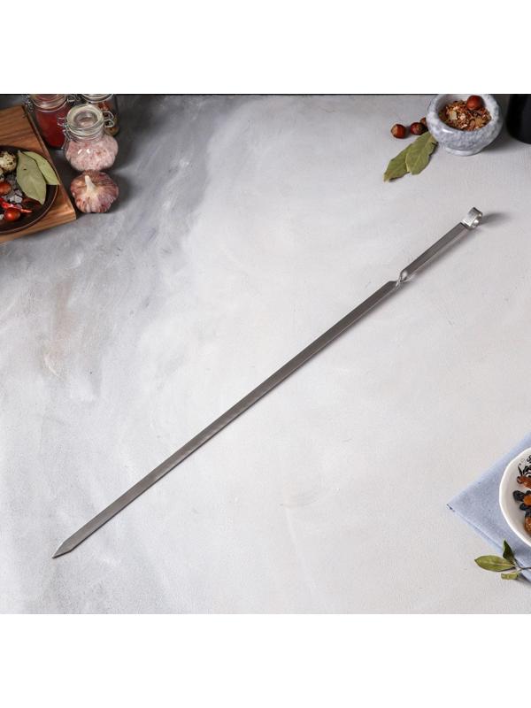 Шампур армянский, ручка металл, 62 см х 2 мм, рабочая часть 50 см