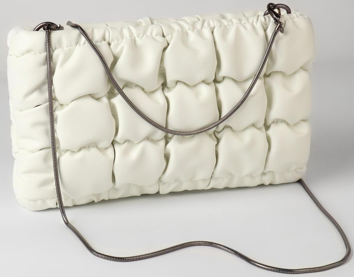 Цепочка-шнурок для сумки, с карабинами, железная, d = 3,2 мм, 120 см, цвет чёрный никель