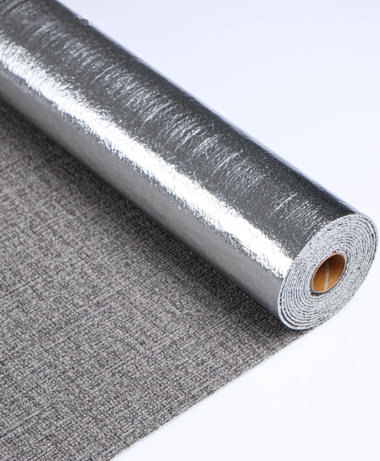 Панель ПВХ самоклеящаяся в рулоне черно-белый, 2,8м, 50см, толщ2мм