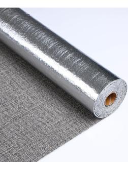 Панель ПВХ самоклеящаяся в рулоне черно-белый, 2,8м, 50см, толщ2мм