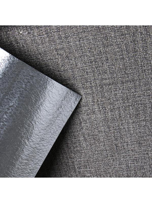 Панель ПВХ самоклеящаяся в рулоне черно-белый, 2,8м, 50см, толщ2мм