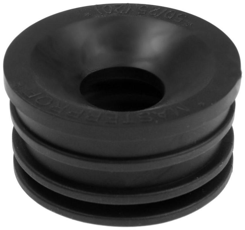 Манжета переходная MasterProf ИС.131604, d=50 х 25 мм, для канализационных труб, ТЭП, черная