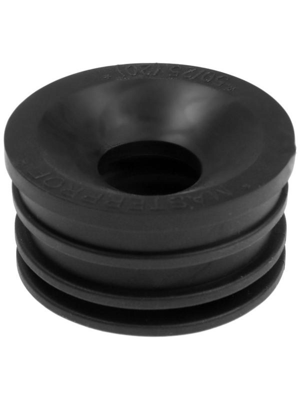 Манжета переходная MasterProf ИС.131604, d=50 х 25 мм, для канализационных труб, ТЭП, черная