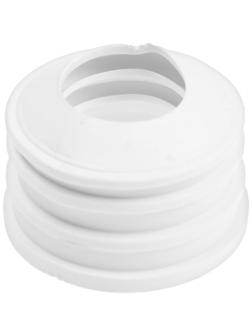 Манжета переходная MasterProf ИС.131687, d=50 х 32 мм, для канализационных труб, ТЭП, белая