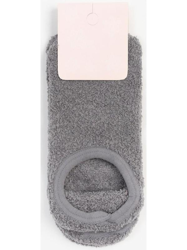 Носки нескользящие, цвет серый, размер 36-39