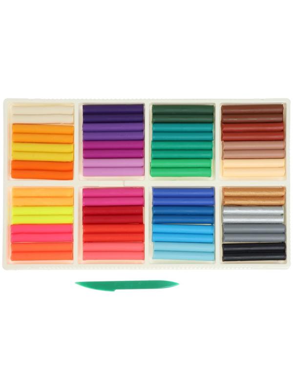 Пластилин мягкий (восковой), 32 цвета, 475 г, 