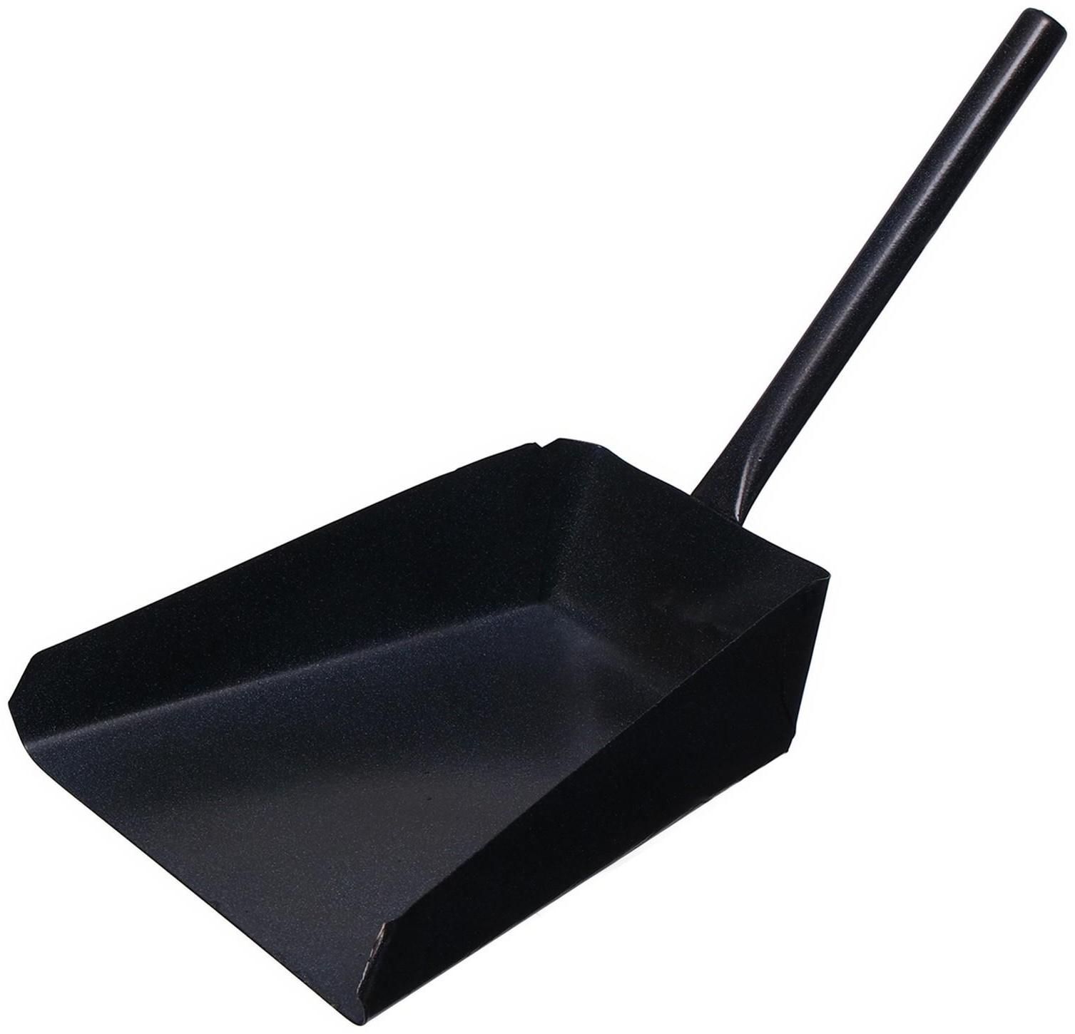 Совок хозяйственный, 17 × 17 × 6 см, металл, черенок 25 см