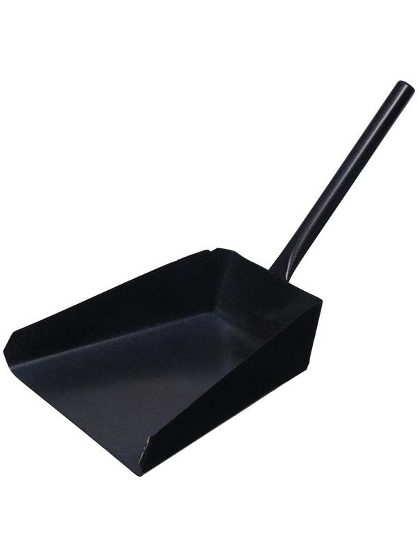 Совок хозяйственный, 17 × 17 × 6 см, металл, черенок 25 см