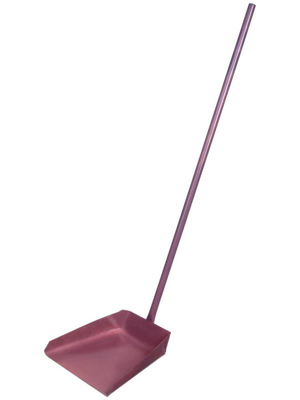 Совок хозяйственный, 19 × 19 × 5 см, металл, черенок 80 см