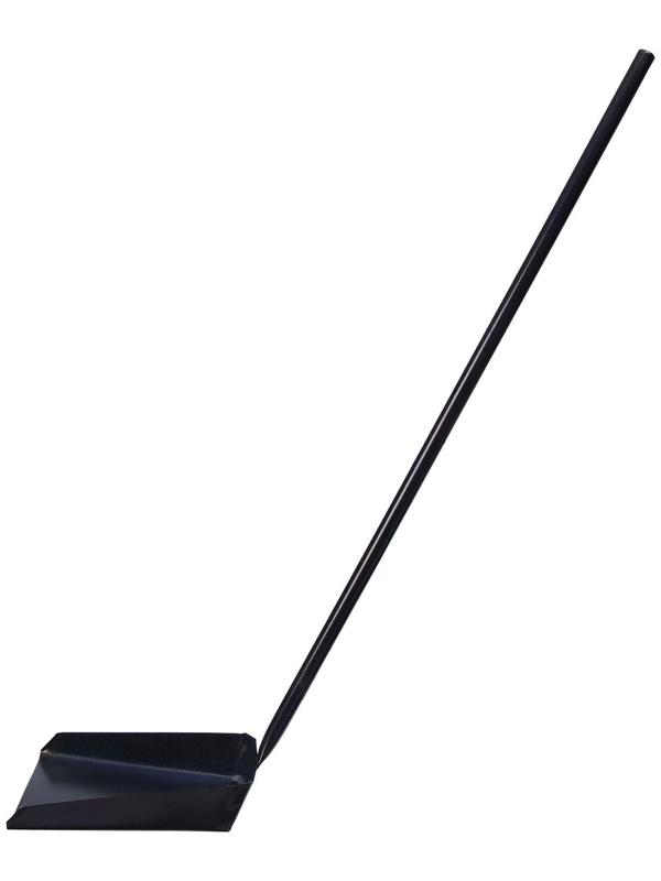 Совок хозяйственный, 19 × 19 × 5 см, металл, черенок 80 см