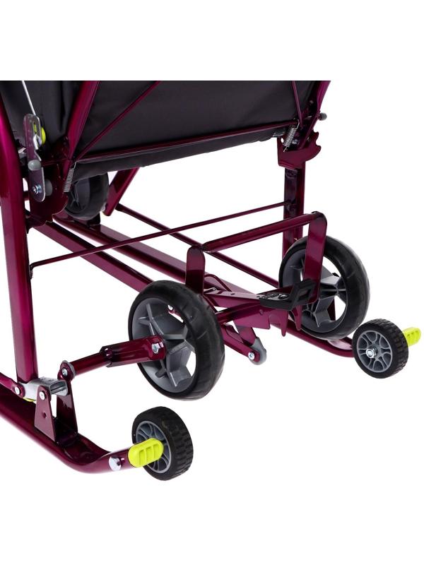 Санки-коляска «Ника Детям 7-6», рисунок со снеговиком, цвет орхидея