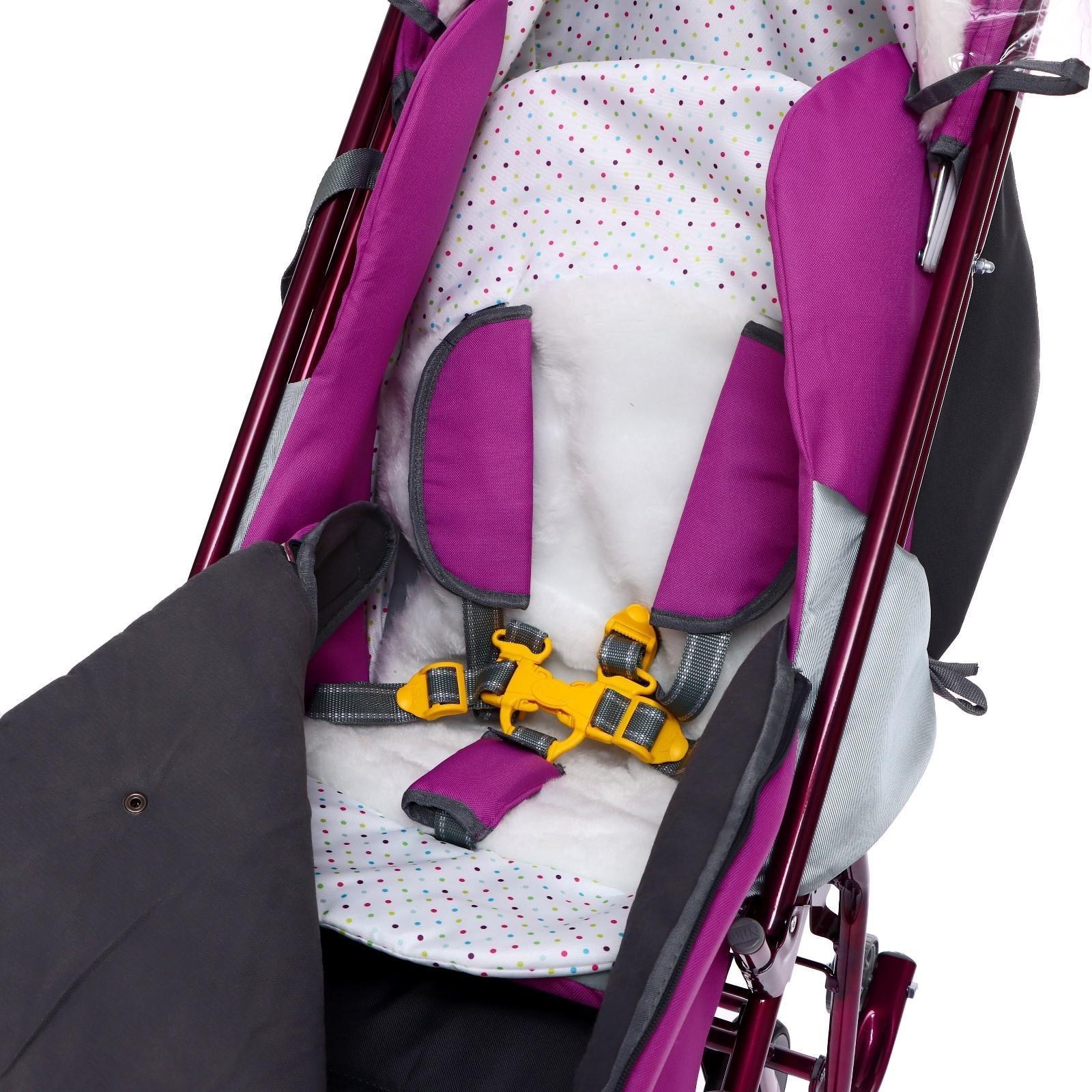 Санки-коляска «Наши детки» 4-1, кузов трансформер, рисунок со щенком орхидея