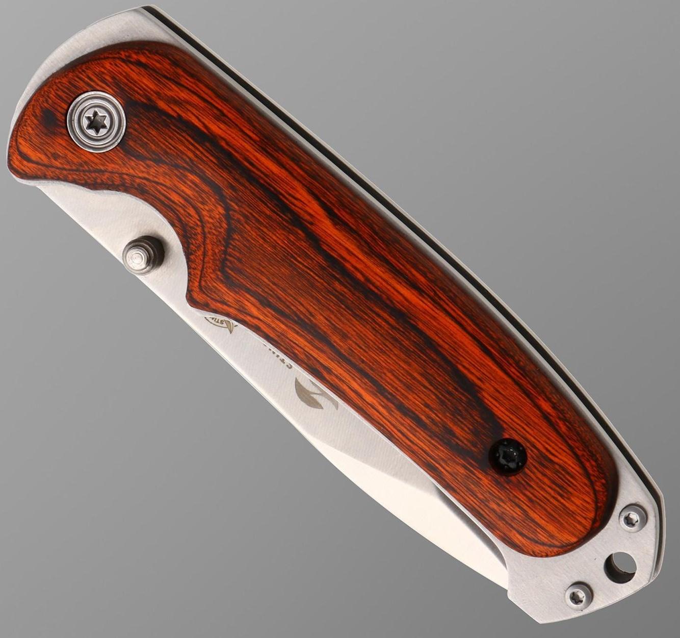 Нож складной Stinger, 9 см, лезвие - 3Cr13, рукоять - дерево