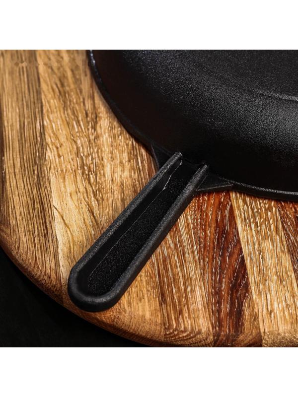 Сковорода литая чугунная Magma, d=24 см, h=4 см, чугунная ручка