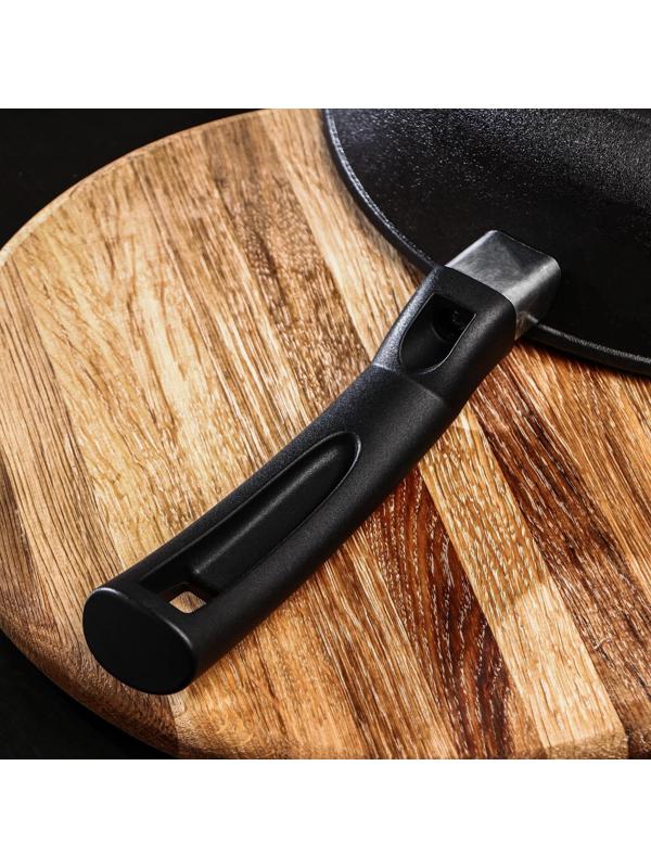 Сковорода литая чугунная Magma, d=26 см, h=6 см, пластиковая ручка