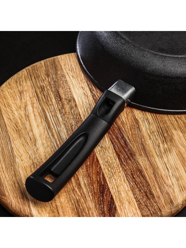 Сковорода литая чугунная Magma, d=24 см, h=6 см, пластиковая ручка