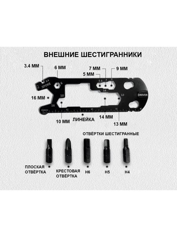 Мультитул с набором отверток