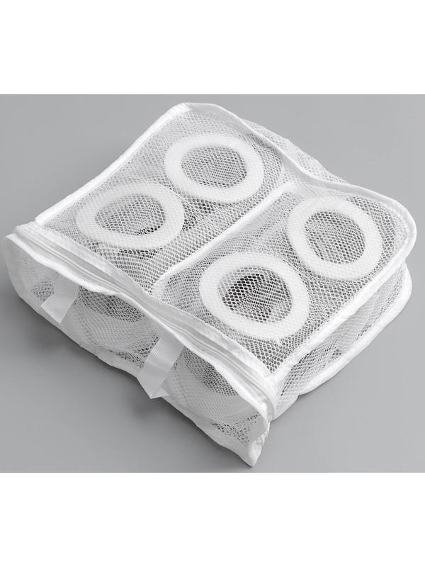 Мешок для стирки обуви Доляна, 26×29×9 см, для обуви до 40 размера