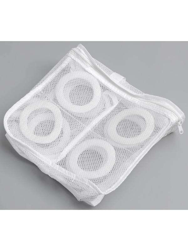 Мешок для стирки обуви Доляна, 26×29×9 см, для обуви до 40 размера