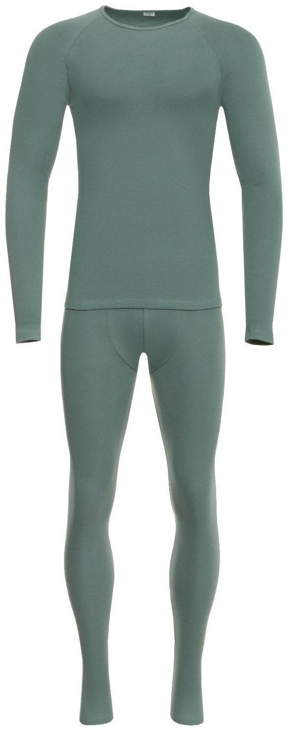 Термобельё мужское(джемпер, брюки) MINAKU цвет хаки, размер 56